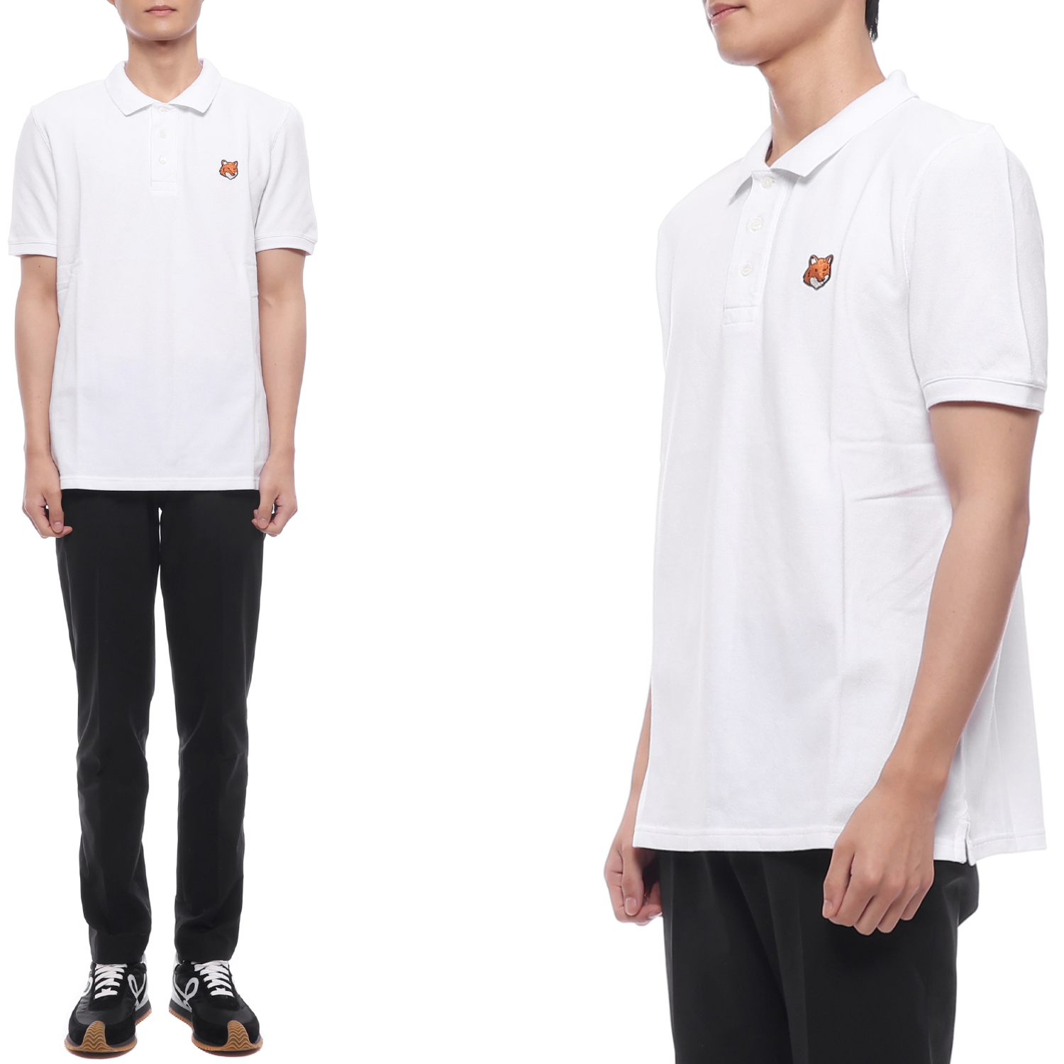 26SS 남성 폭스헤드 폴로 반팔티셔츠 (PM00209KP0002 P100 26S)