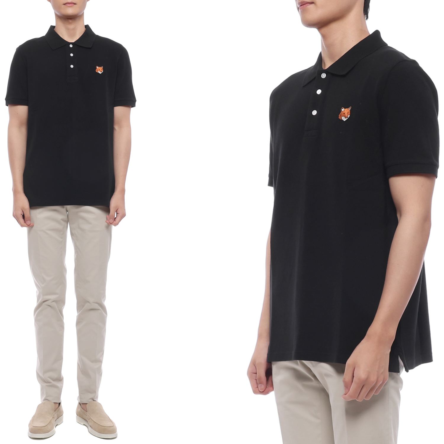 26SS Men's Fox Head Polo Short Sleeve T-Shirt (PM00209KP0002 P199 26S)