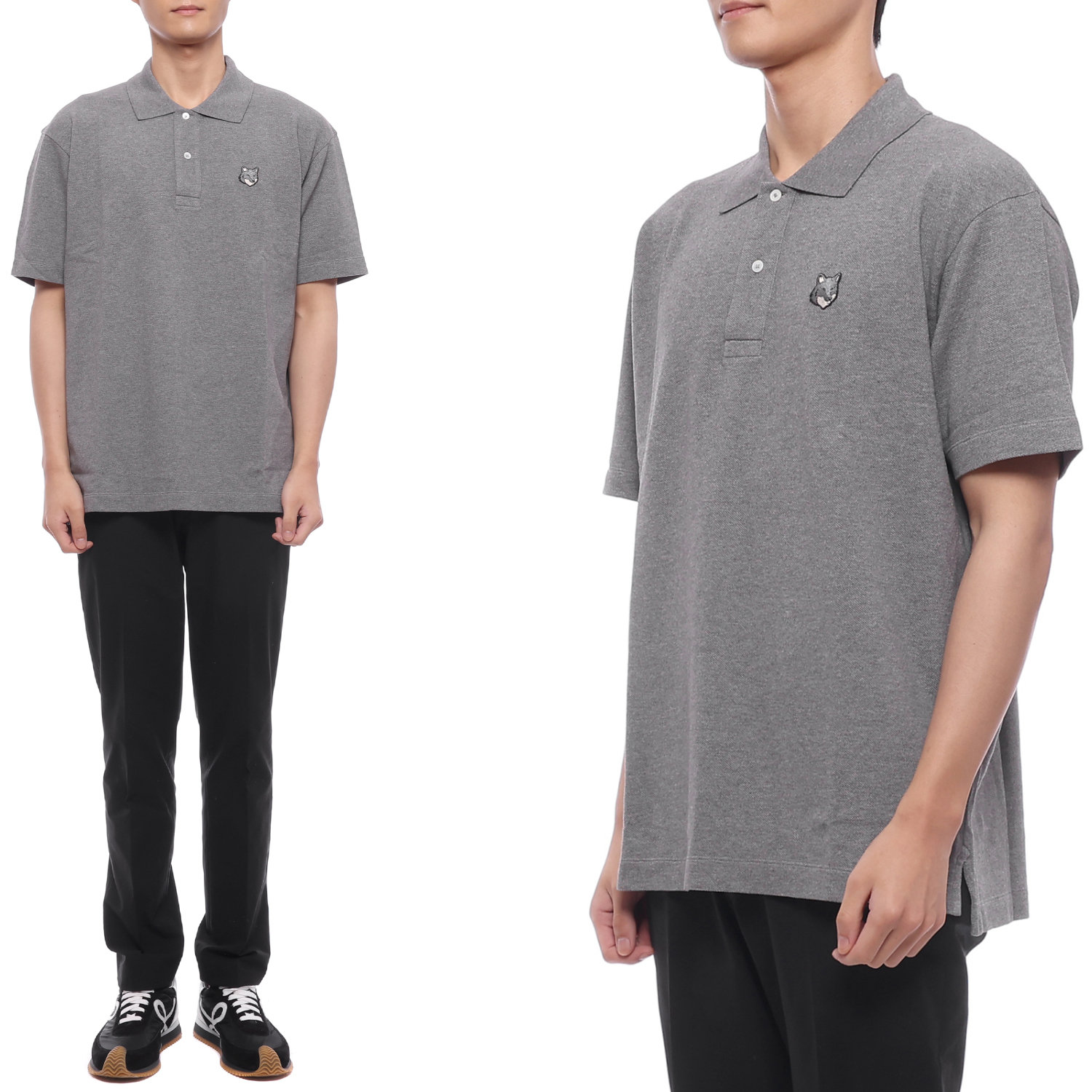 26SS 남성 폭스헤드 폴로 반팔티셔츠 (PM00210KP0001 H131 26S)