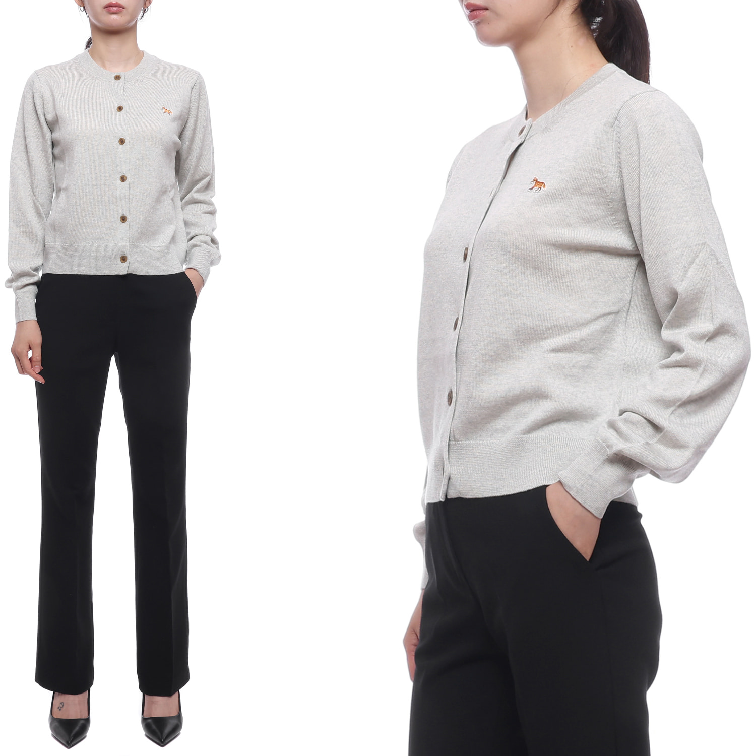 26SS 여성 베이비 폭스 울 가디건 (PW00502KT1181 H120 26S)