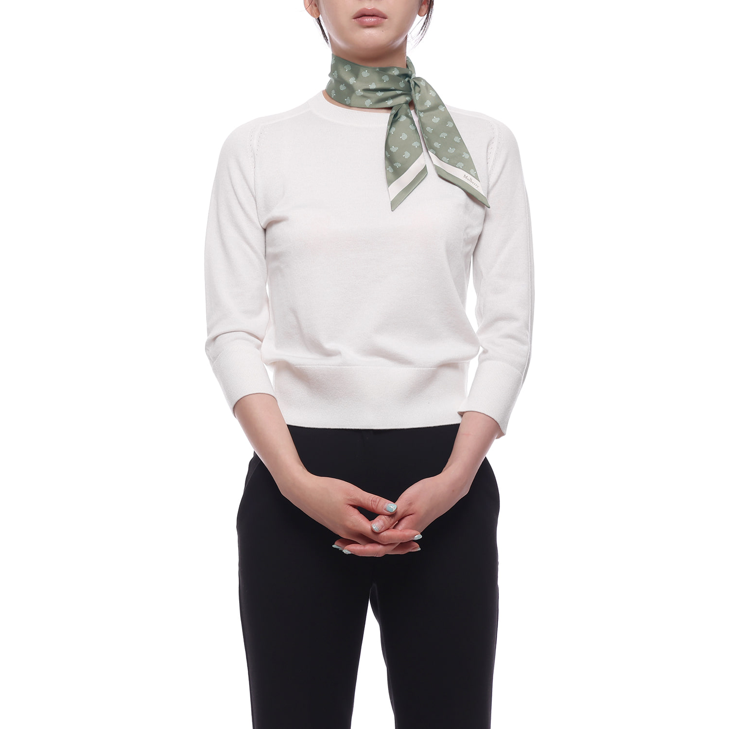 26FW 여성 트리 스키니 스카프 (VS4774 984 R563 26F)