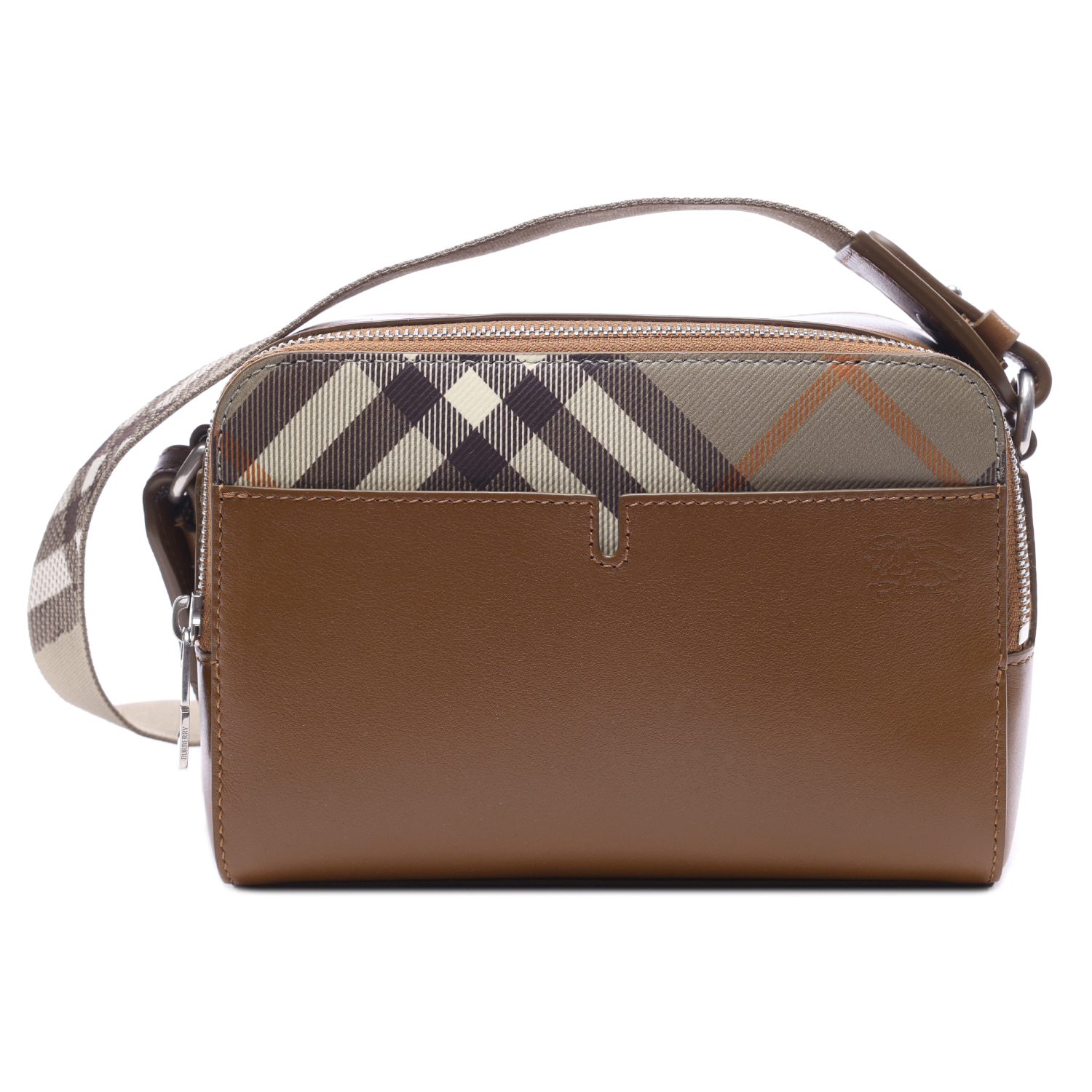 26FW 남성 체크 크로스백 (8127622 FINCH BROWN HAZEL 26F)