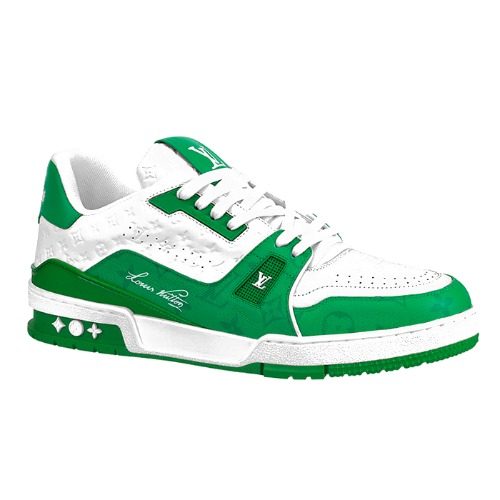 LOUIS VUITTON Sneakers LV Trainer Sneakers Monogram Denim 그린