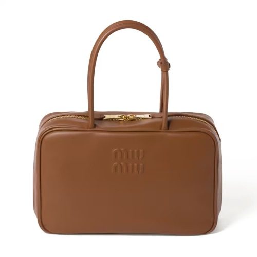 λ―Έμ° λ―Έμ° Calfskin 보 Bag μ½λ λΈλΌμ΄ Large