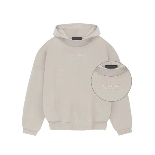 νΌμ΄ μ€λΈ κ° Essential Small Logo Hoodie Silver
