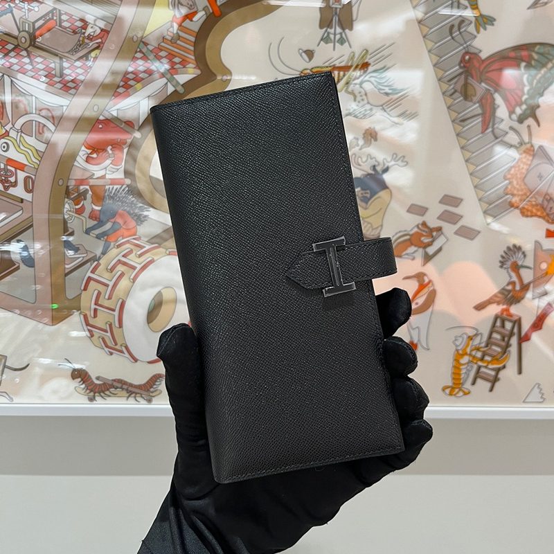 HERMES λ² μ Long Wallet λ§λ΄ Calfskin μλΈλ