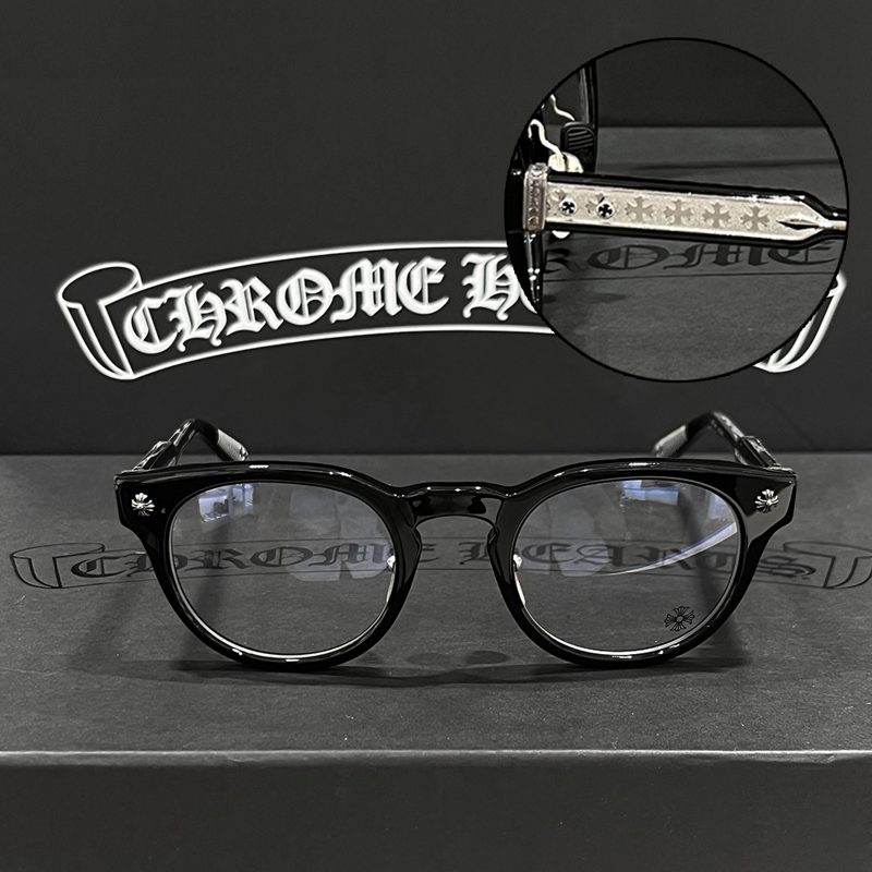 크롬하츠 딩가롱링롱 블랙 은장 안경