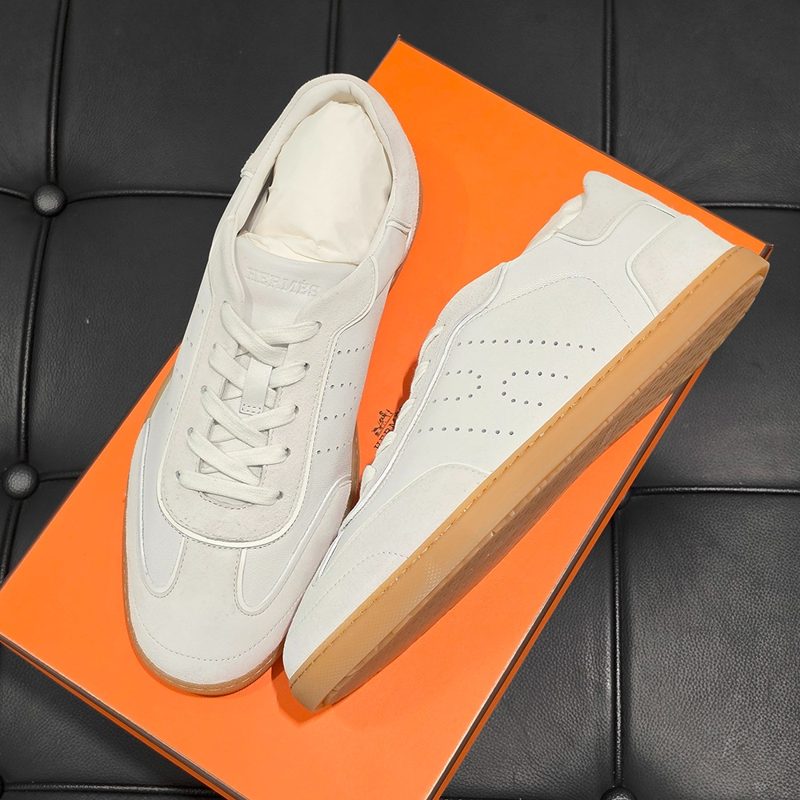 HERMES Match Sneakers White