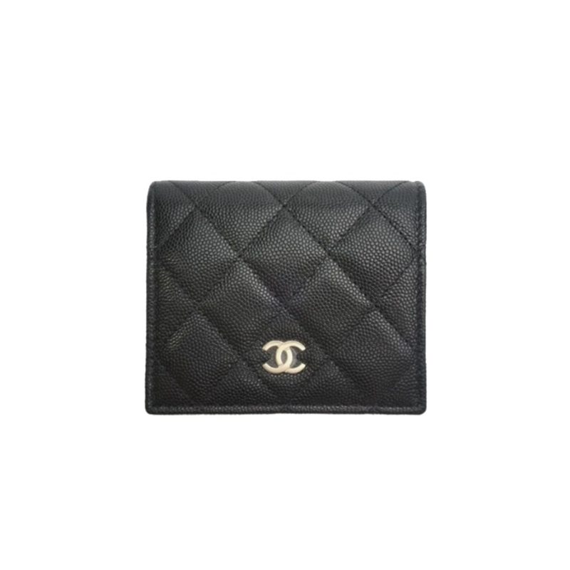 CHANEL Small Flap Wallet κ·Έλ μΈλ μ€μ΄λ Calfskin Gold-Tone