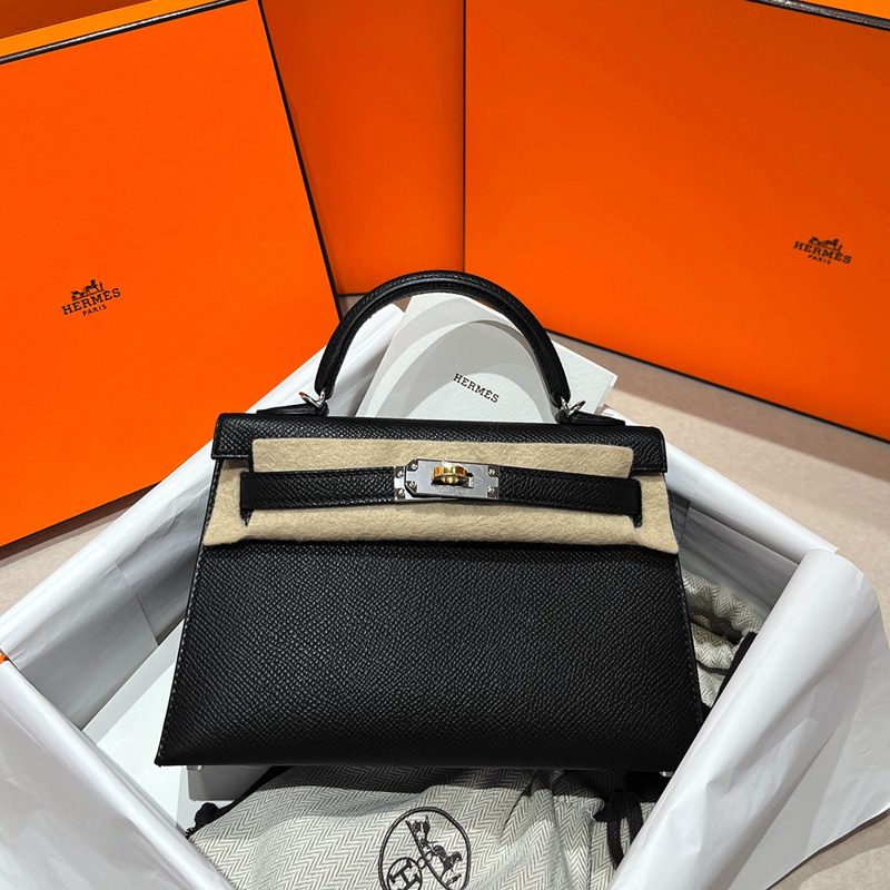 HERMES νμ ν Mini μΌλ¦¬ Black Gold-Tone μμ₯ Mix