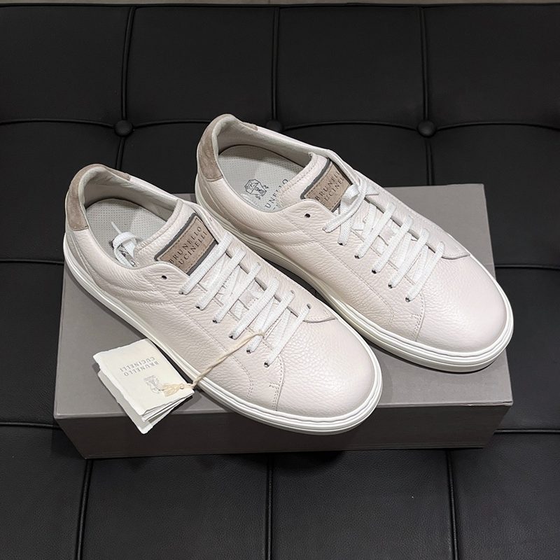 ๋ธ๋ฃจ๋ฌ๋ก ์ฟ ์น๋ฌ๋ฆฌ Sneakers / ๋ ๋๊ทธ๋ ์ธ๋ Calfskin Sneakers White ๋ฒ ์ด์ง Tab