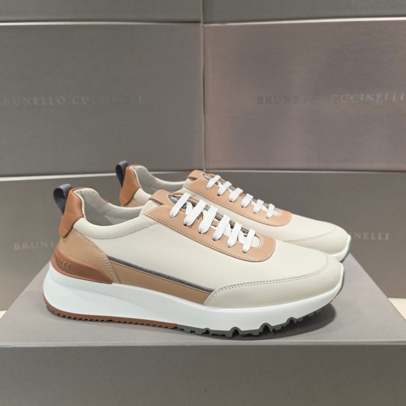 ๋ธ๋ฃจ๋ฌ๋ก ์ฟ ์น๋ฌ๋ฆฌ Sneakers / Leather Low Top ๋ฒ ์ด์ง (GY)