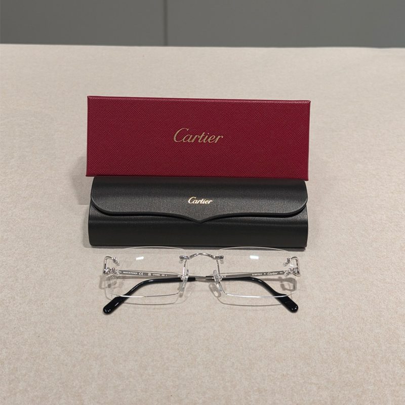 CARTIER ์๊ฒฝ / C ๋ฐ์ฝ CT044O-002 Silver 56mm