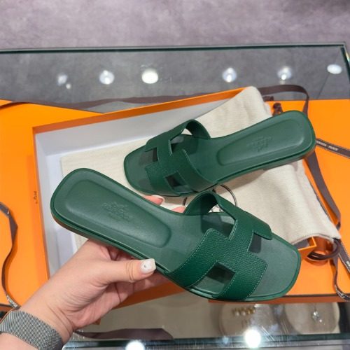 HERMES μ€λ Sandals Calfskin μ±μ‘ κ·Έλ¦°