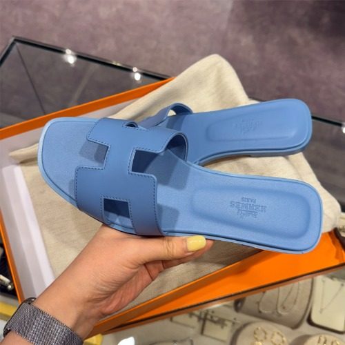 HERMES μ€λ Sandals Calfskin νμΌλΈλ£¨