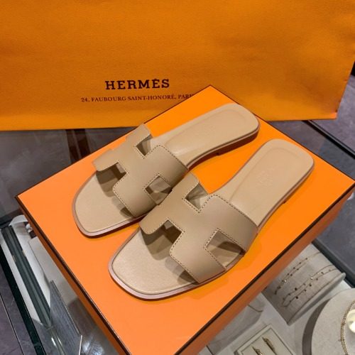 HERMES ์ค๋ Sandals Calfskin ๋ฒ ์ด์ง