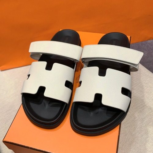 HERMES ์ฑ์ก Calfskin ์ํ๋ Sandals ์์ด๋ณด๋ฆฌ