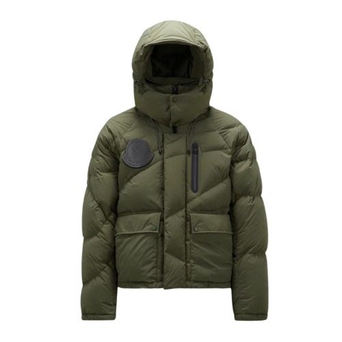 몽클레르X퍼렐 윌리엄스 체스트넛 Short Down Jacket 다크그린