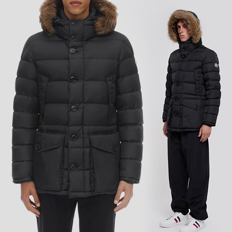 몽클레르 24FW 클루니 쇼트 다운 재킷 블랙