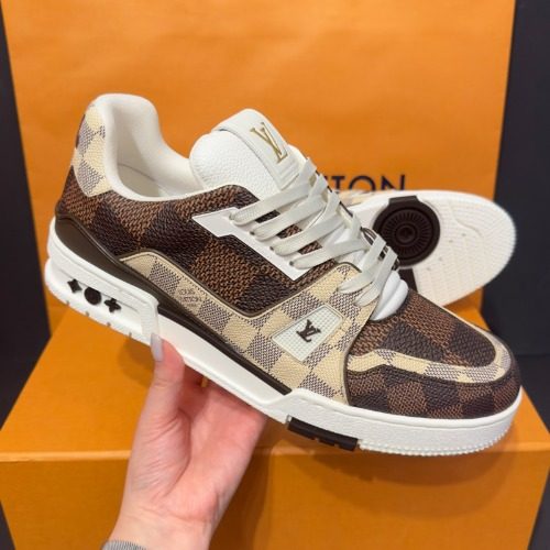 LOUIS VUITTON LV Trainer Sneakers Calfskin ๋ค๋ฏธ์