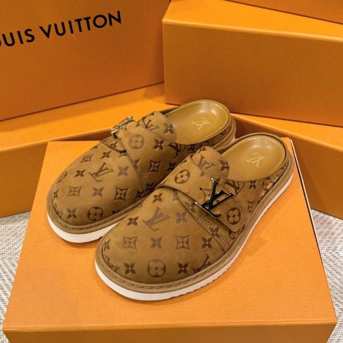 LOUIS VUITTON Sandals LV Easy Mules 브라운