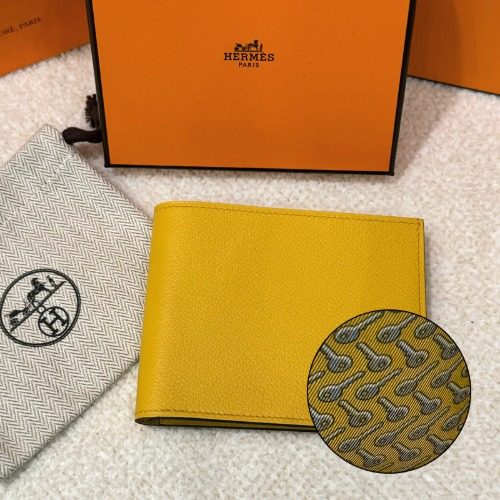 HERMES ์ํฐ์ฆ Twill Compact ์๊ฐ Silk Bifold Wallet ์๋ก์ฐ