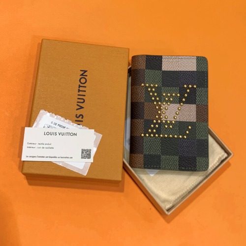 LOUIS VUITTON νΌλ μ리μμ€ λ€λ―Έμ μΉ΄λͺ¨νλΌμ£Ό Pocket Card Wallet