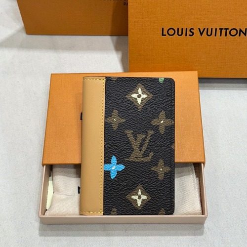 LOUIS VUITTON νμΌλ¬ Monogram μΉ΄μ°νμ΄λ Leather Pocket Card Wallet