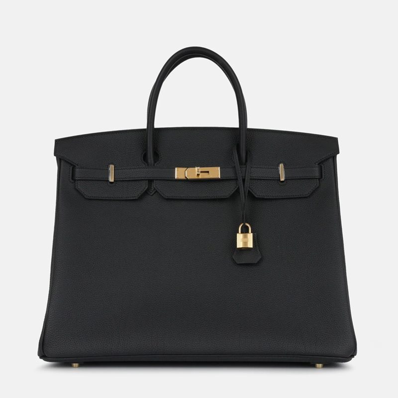 HERMES 벌킨 40 Bag 토고 스킨 Black Color