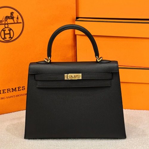 HERMES μΌλ¦¬λ°± μ±μ‘ Gold νλμ¨μ΄ Black 25