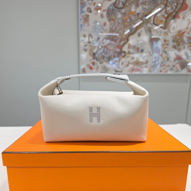HERMES λΈλ¦¬λ μ΄ λΈλ Small Bag Case PM Canvas λλ°λ 