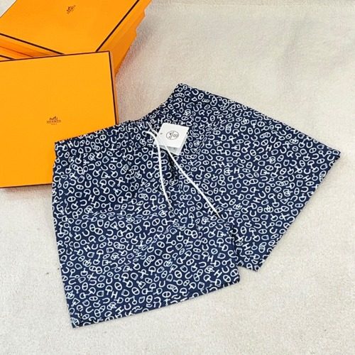 HERMES μμ볡 νμ½ Canvas Swim Trunk λΈλ£¨