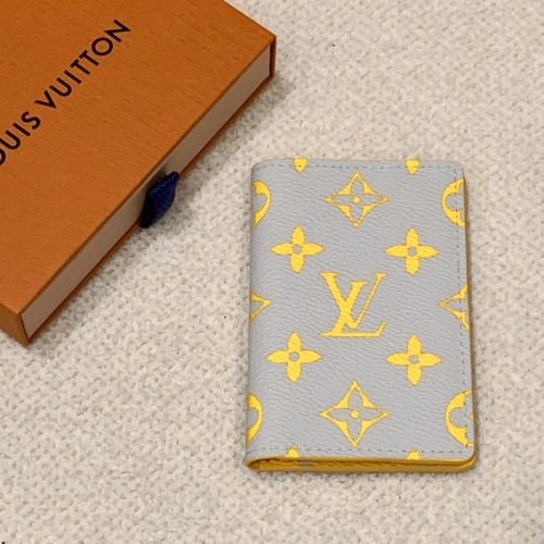 LOUIS VUITTON μΉ΄μ°νμ΄λ LV Monogram Pocket Organizer Card Wallet Light κ·Έλ μ΄